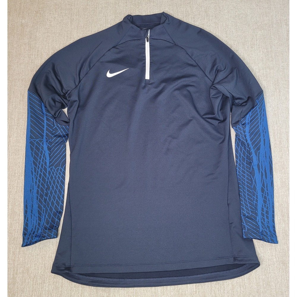 Nike Dri-FIT M Strike Drill Long Sleeve Soccer Training 1/4 Zip DR2296-451 Shirt